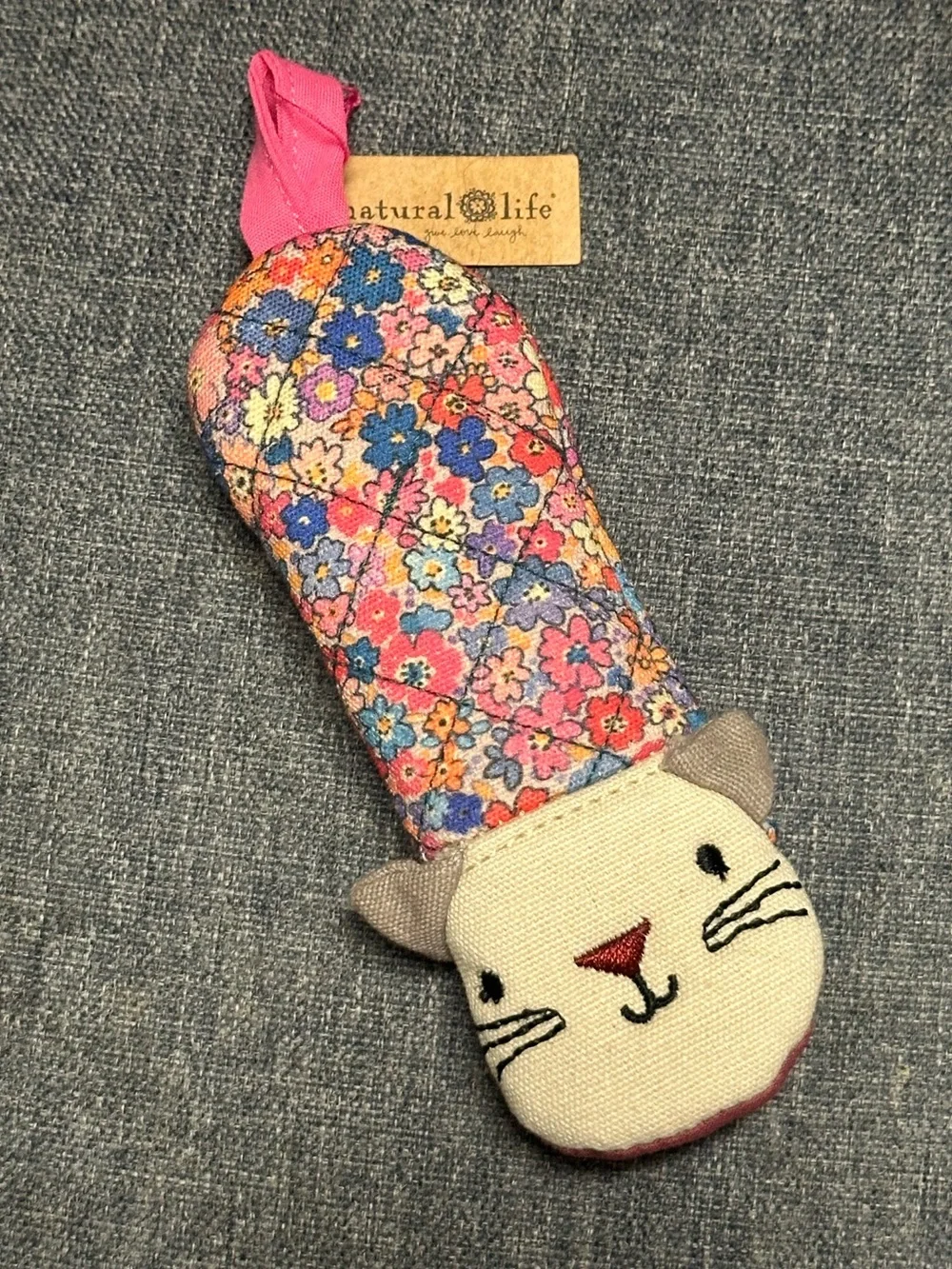Natural Life Cat Skillet Handle Holder